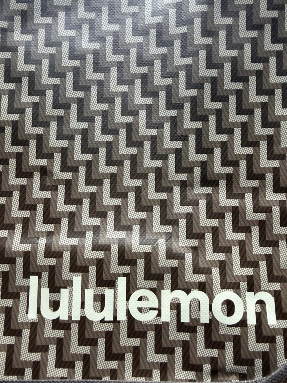 🆕 LULULEMON Reusable Tote Carryall Handbag Shopping Bag L Monogram - Picture 6 of 12